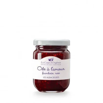 Marmelade med hindbær og rose - en ode til kærlighed