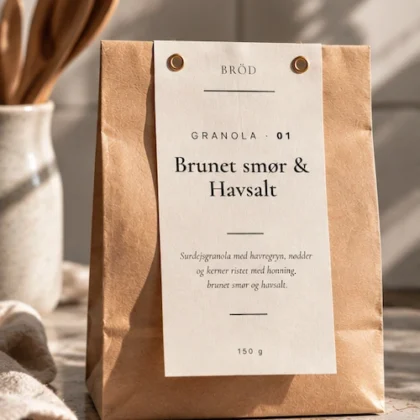BRÖD Granola · 01 med Brunet smør & Havsalt